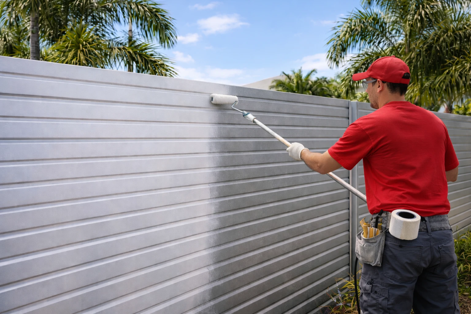 Aluminium Siding Painting