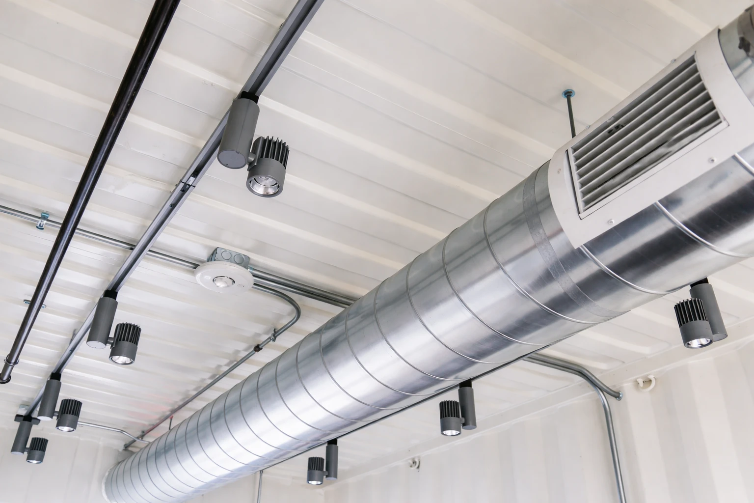 Drop-Deck Ceiling Spraying