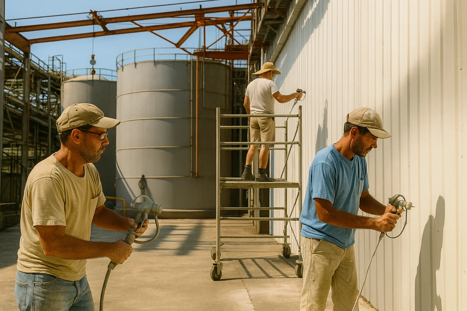 Industrial painting in Florida