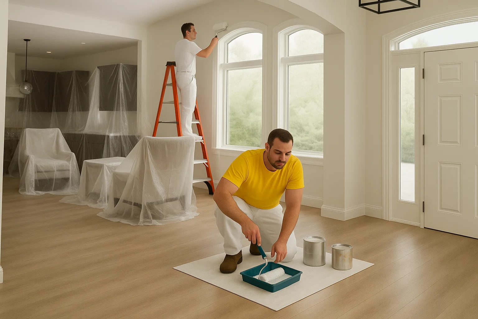 Interior house painting in Florida