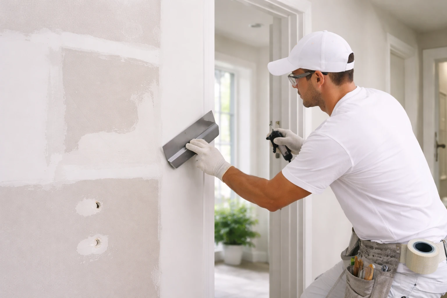 Drywall Patching, Taping, Repair, & Caulking
